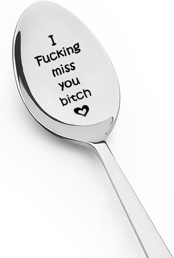 Funny Best Friend Spoon Gifts for Bestie Bff Birthday Graduation Gift for Friends Long Distance Friendship Gifts for Best Friend Moving Going Away Gift for Bff Best Friend I Miss You Gifts for Women