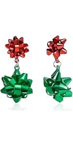 Artlunar 6 Pack Christmas Bracelets: Joy & Merry Candy-Style Stacks for Women & Teens - Perfect Christmas Gifts - Age 3 to Adult