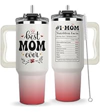 Best Mom Ever Tumbler, Mommy Coffee Mug, Mama Tumblers, Momma Gift Ideas, Funny Birthday Present For Her, Mom Cup, Cute Mother Day Gift Tumbler With Handle 40oz