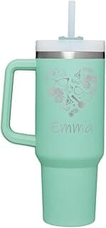 Optometrist Personalized 40oz Tumbler with Handle and Straw Gift for Future Eye Doc Optometry Appreciation Week Birthday Gift for Him Insulated Travel Mug