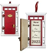 V VIBEPY All Over Printed, Book Lovers Ornaments, Bookshelf Heart Christmas Book Ornament 3.2"x3.5" 2 Layer, Gift for Girl Book Lovers, Gift Idea for Christmas