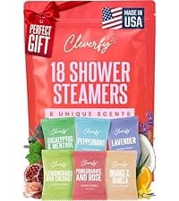 Cleverfy Shower Steamers Aromatherapy for Women and Men – Self-Care Shower Bombs for Stress Relief and Relaxation – 6 Tablets