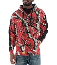 Legendary Whitetails Men's Camo Hoodie Pullover Sweatshirt Midweight V-Neck Design