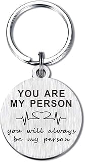 You are My Person Gifts Bff Women Teens Girls Best Friends Keychain Birthday Valentines Key Chains Rings