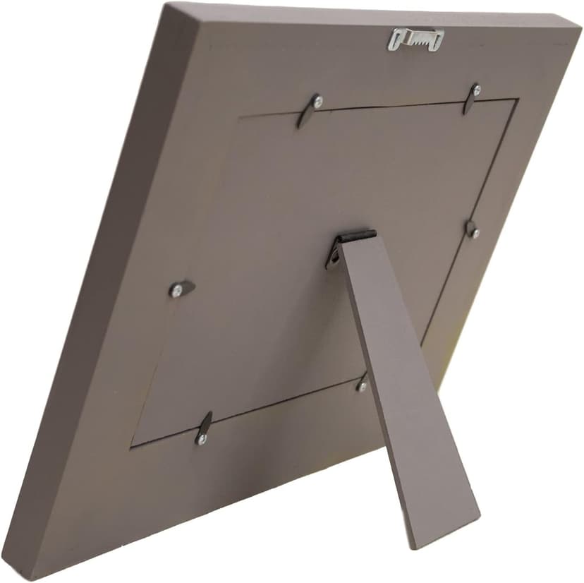 Then & Now 50th Anniversary Photo Frame, Wedding, Engagement, & Vow Renewal Couples Gift, Wooden Picture Frames with Sentimental Quote, 12-Inch x 9.5-Inch, Rustic Woodgrain, by Abbey & CA Gift