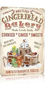 Artlunar 6 Pack Christmas Bracelets: Joy & Merry Candy-Style Stacks for Women & Teens - Perfect Christmas Gifts - Age 3 to Adult