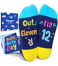 Girls Age 4-12 Birthday Gifts - Socks for Kids 4-12 Years Old, Birthday Gift Ideas for Boys and Girls