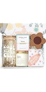 Sister Birthday Gifts, Sisters Gifts from Sister, 9PCS Unique Gift for Sisters Gift Baskets Ideas for Christmas, Birthday, Mothers Day, Valentines Day