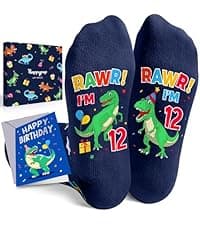 Girls Age 4-12 Birthday Gifts - Socks for Kids 4-12 Years Old, Birthday Gift Ideas for Boys and Girls