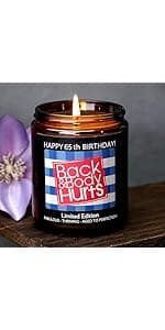 80th Birthday Gifts for Women, 80th Birthday Gifts for Men, Happy Decorations Scented Candles for Dad Mom Card Cake Topper Napkins Banner Balloons Party Best 80 Year Old Ideas