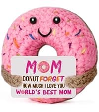 Birthday Gifts for Women Men - Happy Birthday to My Otter Half, Handmade Crochet Otter for Wife Husband Fiance, Cute Hand-Held Card for Him Her Boyfriend Girlfriend Lover