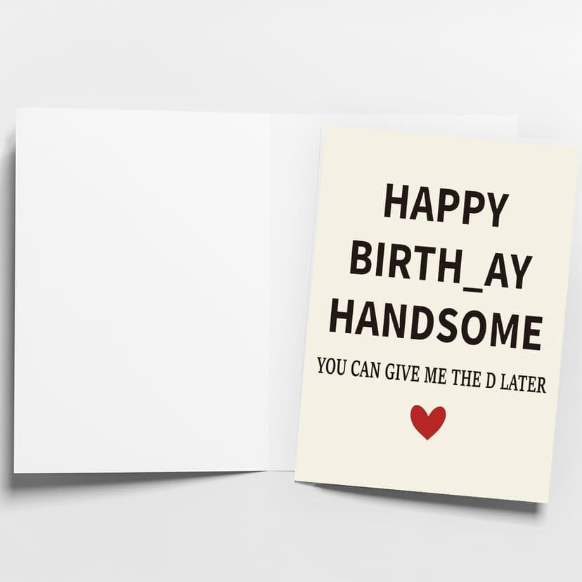 Gifts for Him | Funny Birthday Card & Gifts for Men Husband Boyfriend Him, Happy Bday Card