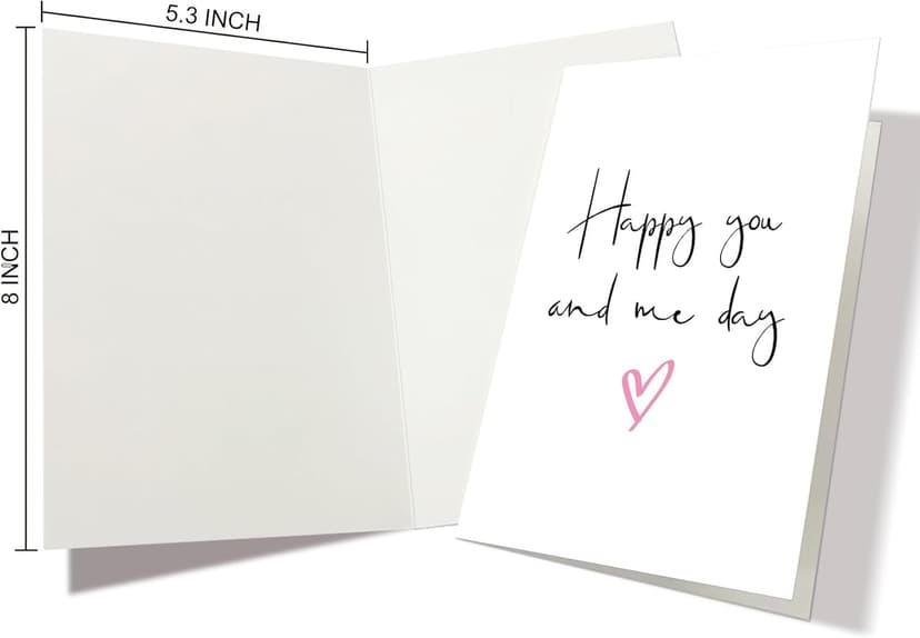 Nchigedy Sweet Anniversary Card for Boyfriend Girlfriend, Romantic Anniversary Card for Wife Husband, Funny Valentines Day Card for Him Her