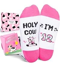Girls Age 4-12 Birthday Gifts - Socks for Kids 4-12 Years Old, Birthday Gift Ideas for Boys and Girls