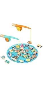 Toddler Toys for 1 2 Year Old Boy and Girl Gifts Wooden Race Track Car Ramp Racer with 4 Mini Car