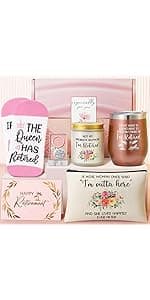 Retirement Gifts for Women 2025, Best Cool Retirement Gifts for Coworker Teacher Nurses Boss Friends Mom Grandma Retirees, Coworkers Farewell Leaving Going Away Gift with 20Oz Tumbler Canvas Tote Bag