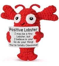 Gifts for Grilfriend Boyfriend Couples - to My Love Handmade Crochet Lobster Gifts, I Love You Gift for Her Him, Romantic Valentines Anniversary Birthday Chrismast Present for Women Men