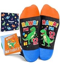 Girls Age 4-12 Birthday Gifts - Socks for Kids 4-12 Years Old, Birthday Gift Ideas for Boys and Girls