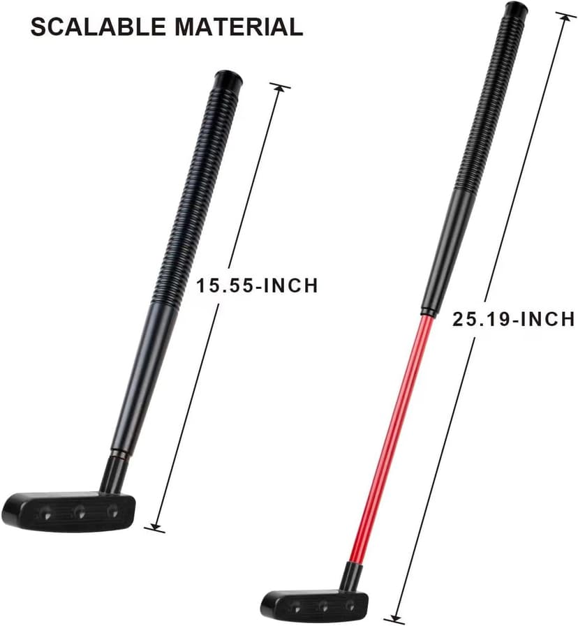 Toilet Golf Game-Practice Mini Golf in Any Restroom/Bathroom - Great Toilet Time - Dad Gifts, Funny Gifts for Dad, Funny White Elephant Gifts, Gag Gifts for Husband, Boyfriend, Men.