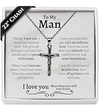 To My Man Steel Cuban Necklace - Meaningful & Romantic Gift
