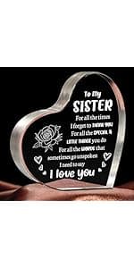 Gifts for Mom, Mom Birthday Gifts, I Love You Mom Gifts - Mother Acrylic Keepsake - Best Christmas Mother's Day Gifts for Mom from Daughter Son