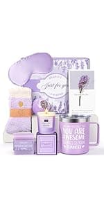 Birthday Gifts for Women, Happy Birthday Gift Basket for Women, Unique Woman Birthdays Gift Box for Her Mom Sister Wife Girlfriend Coworker Bestie Female Friendship Best Friend Employee Gifts Ideas