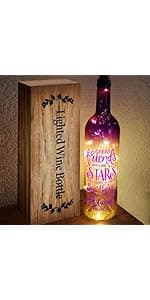 Christmas Gifts for Women - Best Christmas Gifts 2025 - Wine Bottle Lights with Cork - Light Up Lamp Decor for Home Decorations - Birthday Friendship Unique Gift for Womens Men Girls Boys Adults
