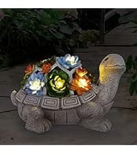 Nacome Solar Cat Outdoor Statues for Garden: Outside Decor with Butterfly Clearance for Yard Art Lawn Ornaments Porch Patio Balcony Home House - Birthday Gifts for Grandma Mom Women