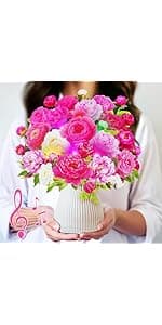 UPGRADED 3D Pop Up Firework Birthday Cards, Musical LED Lights Birthday Cards with Blowable Birthday Cake, Greeting Cards, Birthday Gifts for Mom Women Men Kids Child Dad Father Wife