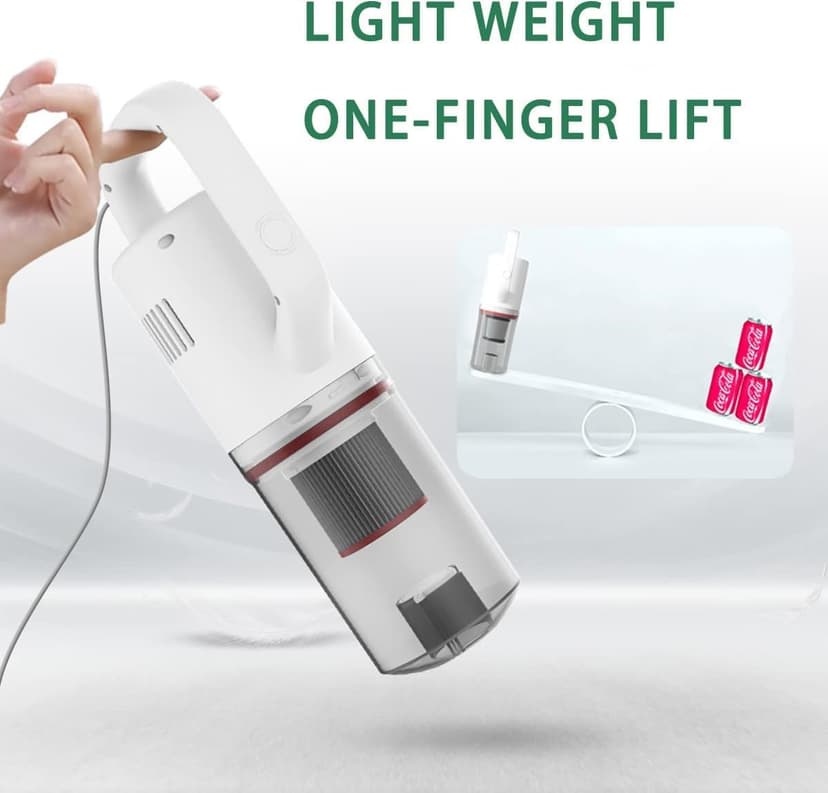 Stick Corded Handheld Vacuum Cleaner 26ft Cord Electric Broom for Pet Hair Hardwood Floor Cat Litter Cleaning