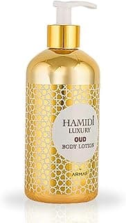 Hamidi Luxury Oud Body Lotion For Women 500ML (16.9 OZ) Ultra Moisturizing Lotion For Dry Skin Nourishing And Replenishes Dry Skin A Sweet Fragrance, Body Lotion for Radiant & Glowing Skin