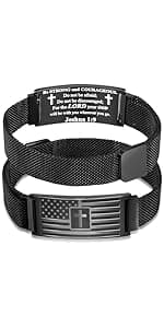 DuoDiner Initial A-Z Cuban Link Chain Necklaces for Men Boys Women Letter Pendant Stainless Steel 6.5mm 18+2 Inches,Jewelry Gifts