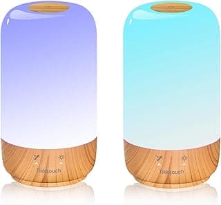 Long Distance Touch Lamp WiFi and Bluetooth Setup Relationship Best Friend Light Up Lamp Couple Gifts App Control (Set of 2)