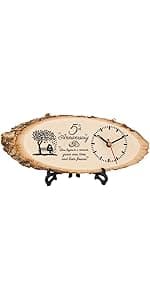 BeauGift Dad Gifts, Wooden Clock Gifts for Daddy from Daughter Son Kids, Dad Birthday Gift Idea for Papa Who Wants Nothing, Christmas from Child to My Dad