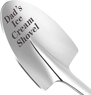 Christmas Gifts for Dad - Funny Stainless Steel Ice Cream Shovel Spoon, Son and Daughter Give Birthday Gifts to Dad Father's Day Gift Thanksgiving Gifts - cute and practical