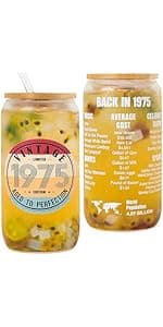 60th Birthday Gifts for Women Men - 1965 60th Birthday Decorations Gifts Ideas for Her Him - 60 Year Old Birthday Gift for Men Women Turning 60 Gift Ideas - 20oz Stainless Steel Tumbler