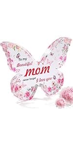 Gifts for Boyfriend, Men, Husband, I Love You Romantic Birthday Anniversary Retirement Gift - Heart Shaped Acrylic Block Paper Weights for Him Idea