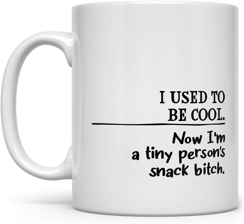 Loftipop Funny Mom Dad Parents Coffee Mug, Novelty Gag Birthday Gift for Mother Father, New Mama Tea Cup (11oz)