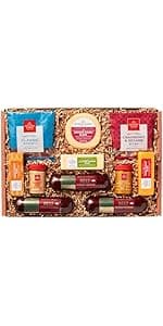 Hickory Farms Signature Beef Meat and Cheese Gift Basket (Medium) - Box Set | Charcuterie Board Food | Summer Sausage | Father's Day | Mother's Day | Easter | Christmas | Holiday | Housewarming | Gourmet | Sympathy | Care Package