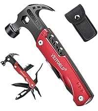 VEITORLD Christmas Stocking Stuffers, Gifts for Men Dad, Anniversary Birthday Gifts Idea for Him Husband Boyfriend, All in One Tools Hammer Multitool, Camping Hunting Hiking Xmas Presents, Cool Gadget