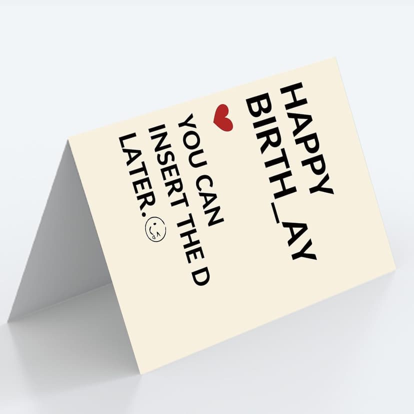 Funny Birthday Gifts for Men Him, Humorous Bady Card for Husband Boyfriend, Adult Men Gifts for Birthday