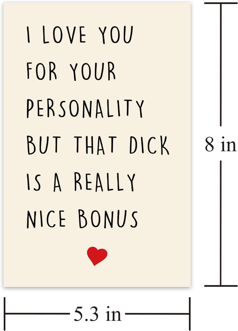 Alzombi Special Anniversary Card, Funny Dirty Birthday Valentine's Card for Husband Boyfriend Him Fiance Men