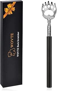 WOVTE Bear Claw Extendable Back Scratcher for Men Women, Stocking Stuffers for Adults Men, Mothers Day Fathers Day Birthday Christmas Gifts for Men Women Mom Dad Husband
