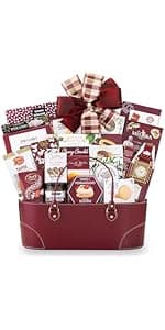 Wine Country Gift Baskets The Connoisseur Gourmet Gift Basket Food Gift Basket for Families College Students Appreciation Thank You Congratulations Get Well Soon Care Package