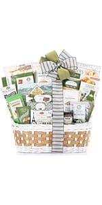 Wine Country Gift Baskets The Connoisseur Gourmet Gift Basket Food Gift Basket for Families College Students Appreciation Thank You Congratulations Get Well Soon Care Package
