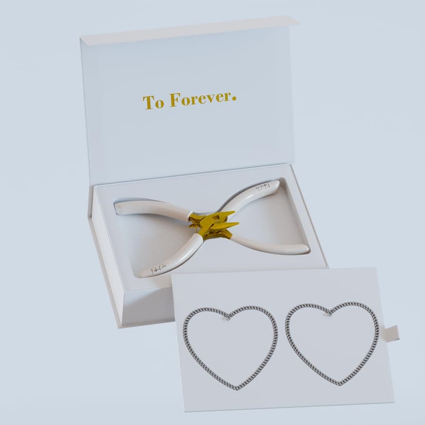 Permanent Bracelet Kit – DIY Bracelet Making Kit For Couples, Friendship Bracelets – Gift for Anniversary, Valentine’s Day & Date Night Activity - His and Her Bracelets