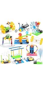 STEM Kits for Kids Crafts 6-8 8-12, Boys Gifts Toys for 6 7 8 Year Old Boy Birthday Gift Ideas, STEM Toys Crafts 6+ 7+ yr, Robotics Science Kits Activities Robot Building Age 8-10 9 10 11 12 13 14