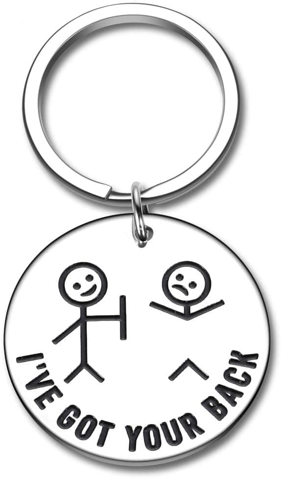 Octamber Funny Gifts Best Friend Keychain for Friends BFF Besties I Got Your Back Keychain