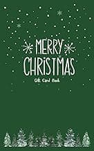 Gift Card Book: Christmas