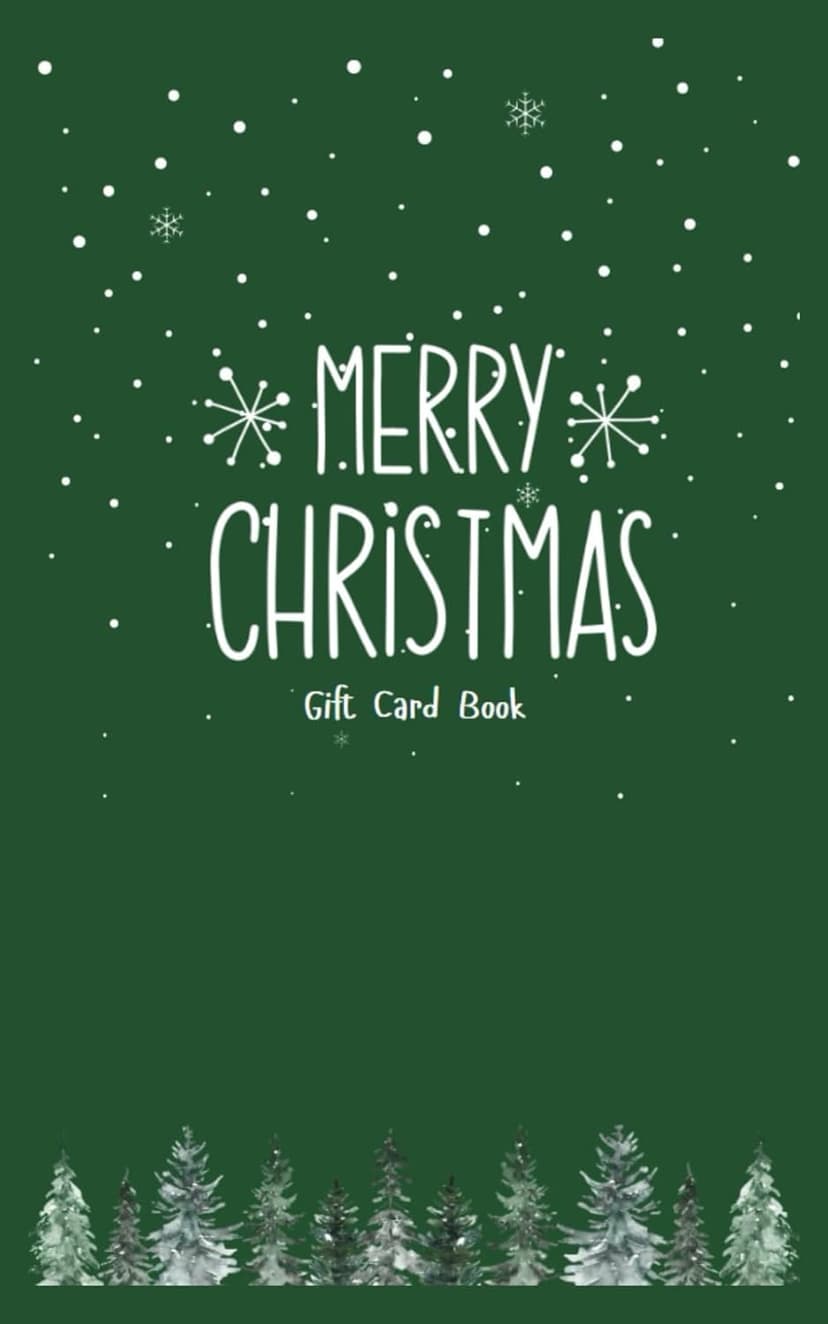 Gift Card Book: Christmas